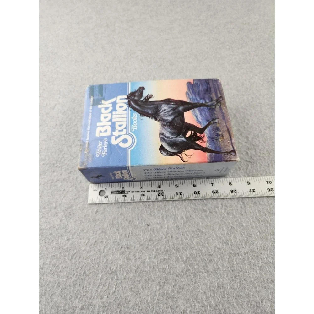 Black Stallion 4 Book Box Set Walter Farley PAPERBACKS Horse Returns Mystery Vtg